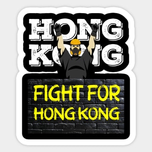 free hong kong political apparel pro Sticker